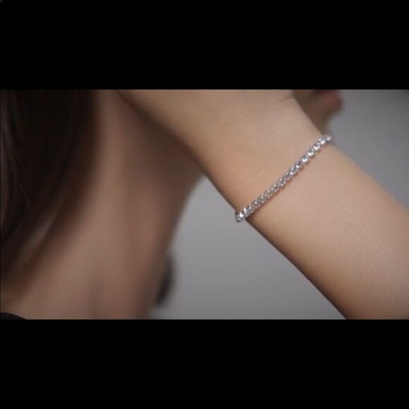 🎉Last deal🎉Cubic Zirconia sterling Silver set✨ - Picture 2 of 8